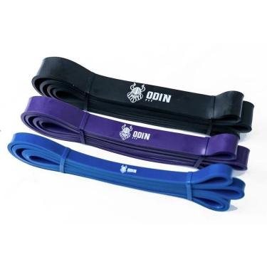 Imagem de 2X Kit Super Band 3 Intensidades Odin Fit Elasticos Power