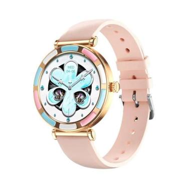 Imagem de Smartwatch Feminino Com Tela HD De 1.27", Monitoramento Dinâmico De Fr