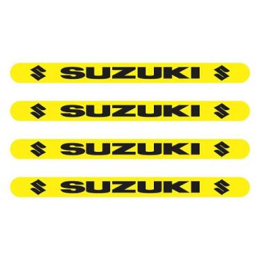 Imagem de Adesivo Protetor Tank Pad Compatível Suzuki - Logos Personalizados - C