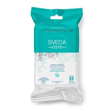 Imagem de Lenços Demaquilantes Sveda Care Limpa e Hidrata 30 Unidades