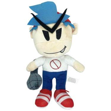 Imagem de Brinquedo de pelúcia Boyfriend Friday Night Funkin 25 cm azul - Lightb