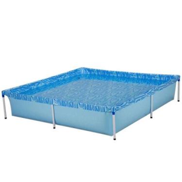 Imagem de Piscina Estruturada Mor 1003 1500L Quadrada Lona PVC