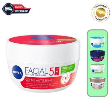 Imagem de KIT NIVEA CREME FACIAL 5 EM 1 HIDRATAÇÃO PROFUNDA SEM OLEOSIDADE P/ TO