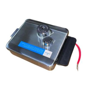 Imagem de Fechadura Elétrica 12V Soprano Inox com Botão - 000013