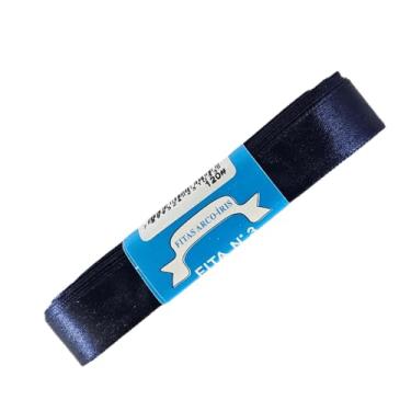 Imagem de TRADER, Fita De Cetim Trader 15mm N°3 Com 10 Metros, COR 120 MARINHO
