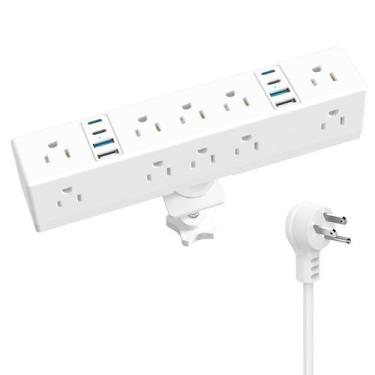 Imagem de Braçadeira de mesa Power Strip VILONG 40W Fast Charging 10 AC 8 USB