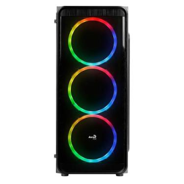 Imagem de Gabinete aerocool atx si-5200 window rgb