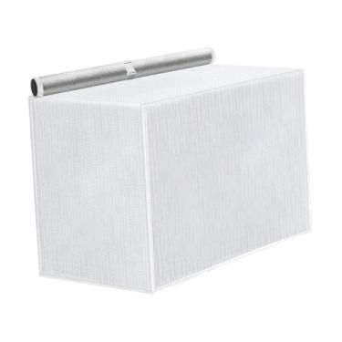 Imagem de Generic Capa para ar condicionado externo para unidades externas, malha respirável, tecido à prova de poeira, para casa, escritório, sala de estar, hotel, Branco