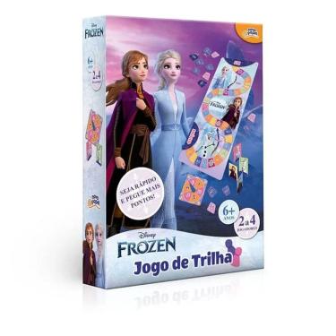 Imagem de Jogo De Tabuleiro Infantil Trilha Da Frozen - Toyster 8032