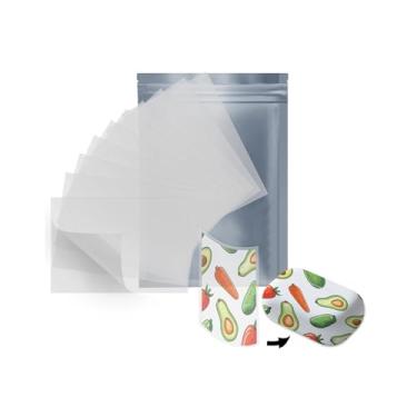 Imagem de Película de sublimação A4 PET 21 x 29,7 cm, filme de transferência de calor 3D, folhas de pré-tratamento, transparente, papel de transferência de sublimação para teclas, capas de telefone, camisetas