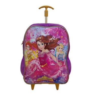 Imagem de Mochila Infantil Clio com Rodinhas - Princesas Mágicas - CLIO STYLE, R