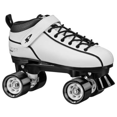 Imagem de Pacer Patins GTX 500 Performance Speed Roller Skates Branco Tamanho M8/W9