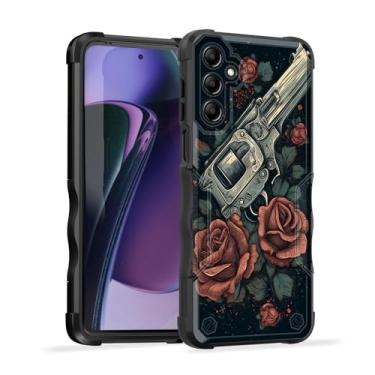Imagem de EFGWSDER Capa para Galaxy S25 FE, [camada dupla][proteção contra quedas de grau militar de 3,5 metros] Capa resistente à prova de choque para Samsung Galaxy S25 FE de 6,7 polegadas 2025, armas e
