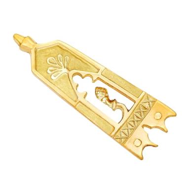 Imagem de Lord of Battles Extremidade de cinto de latão, cinto medieval, acessório para fantasia de cosplay da Renfair, Latão, Standard