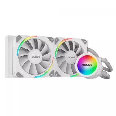 Imagem de Water Cooler Pcyes Sangue Frio 3 ARGB 240mm - (AMD / INTEL) - TDP 250W - Branco - ARGBSF3240WGBR