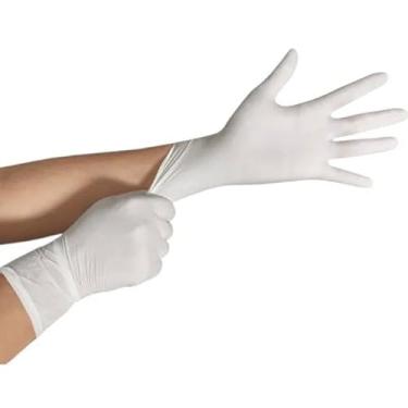 Imagem de Luva Látex Natural Descartável Com Pó Profissional Tamanho PP - Cartucho com 100 Unidades - Medi