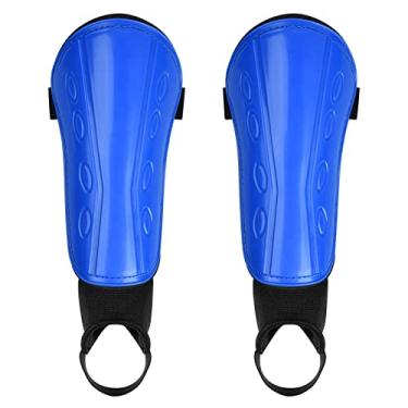 Imagem de Caneleiras de futebol infantil júnior, respirável com proteção de tornozelo e almofada de EVA