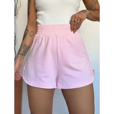 Imagem de Short Moletinho Maisa Nude - Catarina Velásquez, Rosa bebê, g