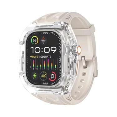 Imagem de Capa Protetora Transparente Com Alça De TPU Para Apple Watch Ultra 9 S
