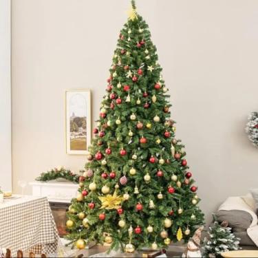 Imagem de Árvore De Natal Pinheiro Verde, 2,40 Metros de Altura, 1.400 Galhos, Decoração Natalina