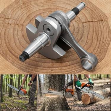 Imagem de Eixo Virabrequim Para Motosserra Stihl Ms382 382 Com Biela