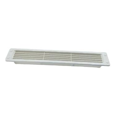 Imagem de JicSuXi Grelha de ventilação lateral para iate, com exaustor, para ventilador de ventilação lateral em malha, ideal para acessórios de trailers e veículos, Branco