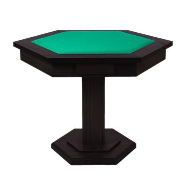 Imagem de Mesa de Carteado Procopio Sextavada c/ 2 Gavetas-Unissex