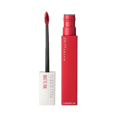 Imagem de Maybelline SuperStay Matte Ink Batom Líquido Matte Longa Duração 16H com Aplicador Preciso, Não Transfere e Cor Intensa, Acabamento Matte Confortável, Cor 20 Pioneer Vermelho Clássico, 5ml