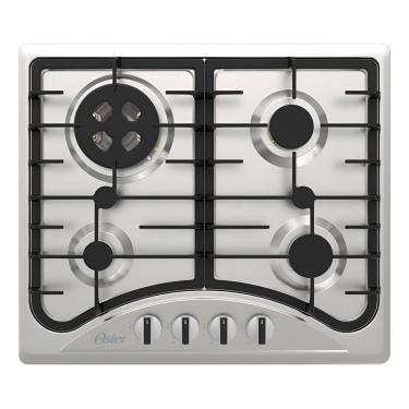 Imagem de Cooktop 4 Bocas Gas Bivolt Inox Profissional 58x51cm - Oster