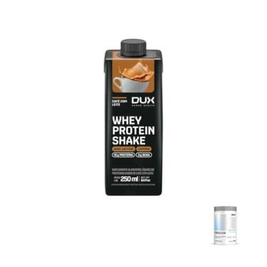 Imagem de Kit Whey Protein Shake 250ml Café com Leite Edge + Creatina Crealive 300g DUX
