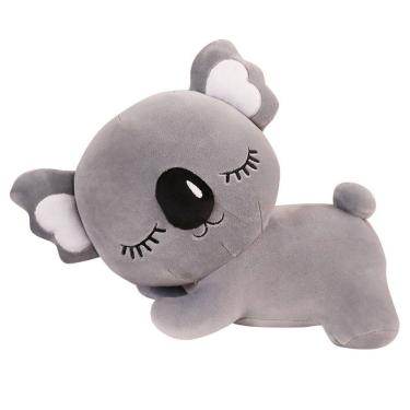 Imagem de Brinquedo de pelúcia Sleeping Koala para crianças cinza 35cm