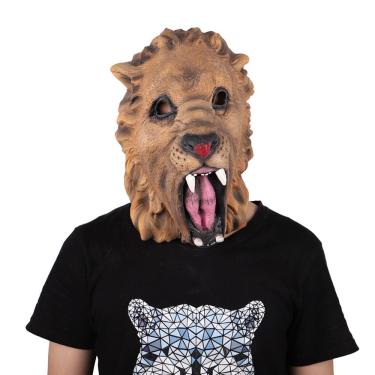 Imagem de Headgear Animal Headgear Lion Máscara de látex para o carnaval de Halloween
