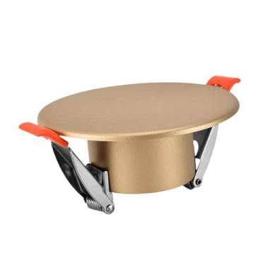 Imagem de Generic Tampa de Orifício na Parede, Acabamento para Orifício de Luminária Embutida, e de Fácil Instalação, Tampa Decorativa, Painel de Acesso, Ouro