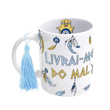 Imagem de Caneca com Pompom Tema Filtro dos Sonhos