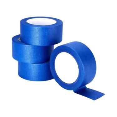 Imagem de Fita Adesiva Azul Para Pintores 1 Polegada De Largura 100 Pés Em Pacot