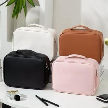 Imagem de Bolsa de Maquiagem 3 em 1 Necessaire Organizadora Profissional – Grande Capacidade e Multifuncional(Cor aleatória)