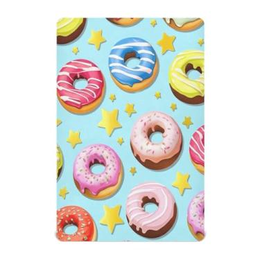 Imagem de CEBUGI Lençol de berço elástico para bebês meninos e meninas, mini lençol com elástico para crianças, material neutro, ultra macio, colchão infantil padrão completo, M