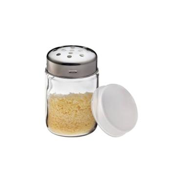 Imagem de Primor Porta Queijo com Tampa, Aço Inox e Acrílico, Prato 21cm, Tampa 18cm, Design Moderno