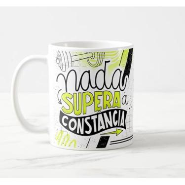 Imagem de Caneca Academia Fitness Nada Supera Constância Motivacional