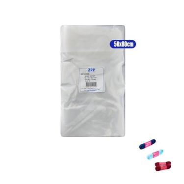 Imagem de Kit Saco BD Para Fardo 50X80 Sanfonado C/100 + Fita Cetim 10mm x 10M