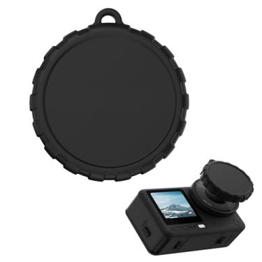 Imagem de SZZCNOX Capa protetora de silicone para câmera DJI Osmo Action 6 com orifício antiperda, resistente a arranhões e poeira compatível com DJI OSMO ACTION 6 (1 peça)