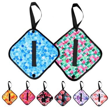 Imagem de Wanbeiooray 2 peças de pano de xixi para mulheres caminhadas ao ar livre, papel higiênico reutilizável para fazer xixi almofadas laváveis, solução higiênica para micção feminina para caminhadas