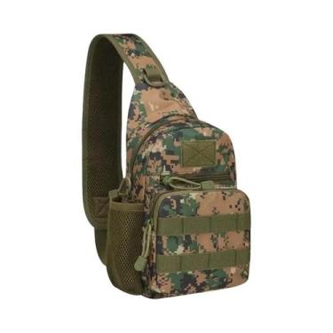 Imagem de Mochila Tática Camuflada Masculina De Nylon Para Caça, Pesca E Trekkin