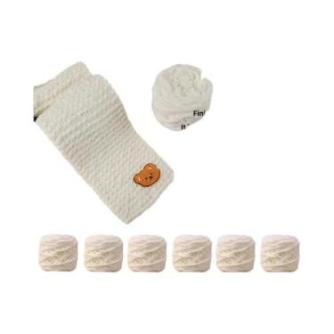 Imagem de Novelo De Lã De 6 Fios Para Cachecol De Ursinho De Pelúcia, Joias Arte