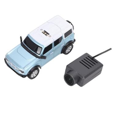 Imagem de SPYMINNPOO Mini Carro de Drift Rc 1:64, Carro de Drift Com Controle Remoto de 2,4 GHz Com Câmera HD e Conexão de Aplicativo, 3 Velocidades para Corridas Multijogador Internas e Externas (claro)