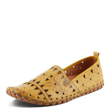 Imagem de Tênis de enfiar feminino Spring Step Fusaro, Amarelo, 7.5-8
