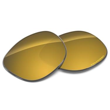 Imagem de Tintart Lentes de substituição de desempenho compatíveis com RayBan Meta Wayfarer RW4008 53 mm AI Glasses-Tungsten Gold, proteção UV, transição, resistente a arranhões