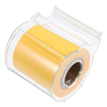 Imagem de Tofficu Rolos de Fita Adesiva Com Verso Totalmente Adesivo, Blocos de Notas Autoadesivas Com Dispensador, Fita Adesiva de Papel Reutilizável Em Cores Neon para Materiais de Escritório E Recados