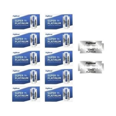 Imagem de Navalha De Barbeiro Em Aço Inoxidável Prata Para Homens Com Lâmina Dob