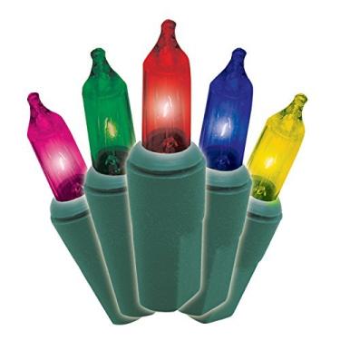 Imagem de Brite Star Conjunto de luzes de perseguição de 8 funções de 150 unidades - Luzes de corda para ambientes externos com modos cintilantes, intermitentes e estáveis - Ideal para árvore de Natal e